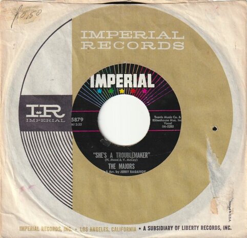 Majors - She's A Troublemaker + A Little Bit Not (Vinylsingle)