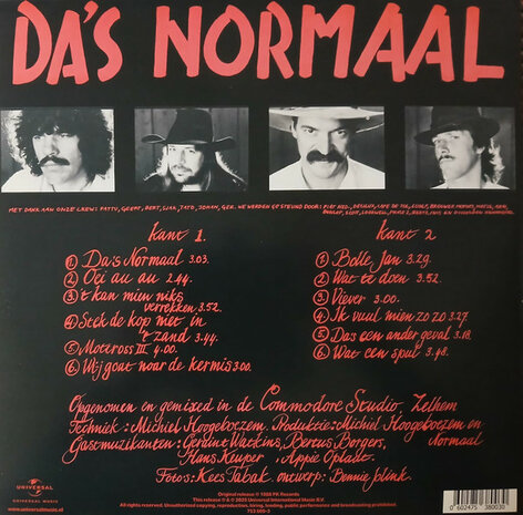 NORMAAL - DA'S NORMAAL -COLOURED (Vinyl LP)