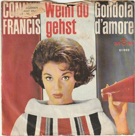 Conny Francis - Wenn du gehst + Gondola d'amour (Vinylsingle)