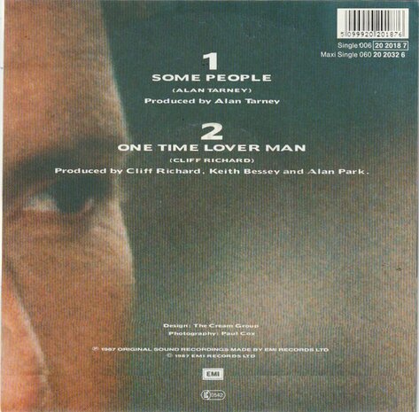 Cliff Richard - Some people + One time lover man (Vinylsingle)