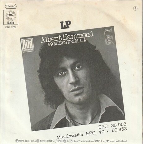 Albert Hammond - Good old days + Life is for the living (Vinylsingle)