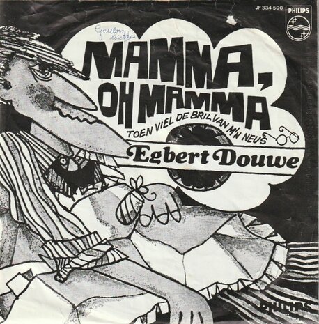 Egbert Douwe - Mama oh mama + Toen viel de bril van m'n neus (Vinylsingle)