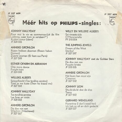Willy Alberti - Ik heb 't geluk besteld + Ros'marie (Vinylsingle)