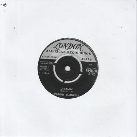 Johnny Burnette - Dreamin' + Cincinnati fireball (Vinylsingle)