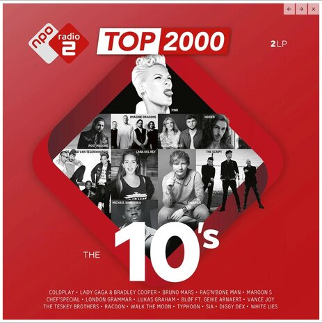 VARIOUS - TOP 2000 - THE 10'S (Vinyl LP)