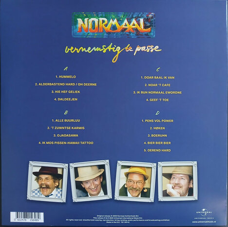 NORMAAL - VERNEMSTIG TE PASSE -COLOURED (Vinylsingle)