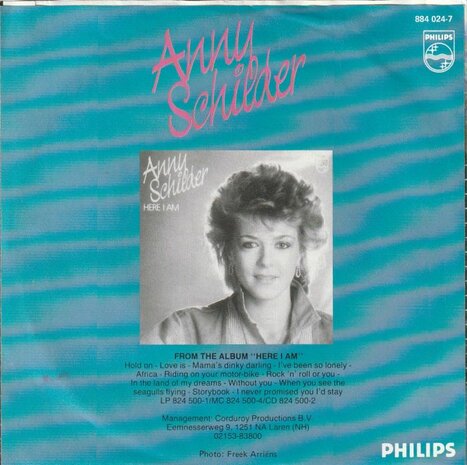 Anny Schilder - Mama's dinky darling + Riding on your motorbike (Vinylsingle)
