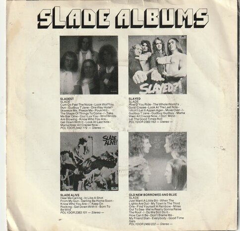 Slade - The Bangin' man + She did it to me (Vinylsingle)