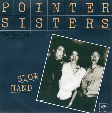 Pointer Sisters - Slow hand + Holdin' out for love (Vinylsingle)