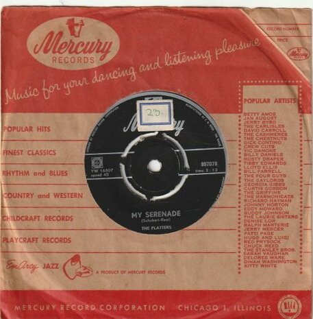 Platters - My serenade + Enchanted (Vinylsingle)