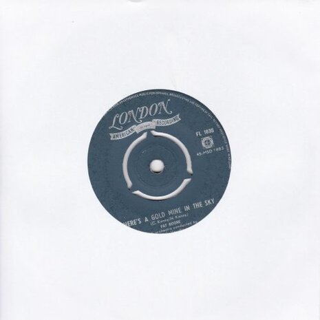 Pat Boone - There's a gold mine in the sky + Rememberyou're mine (Vinylsingle)