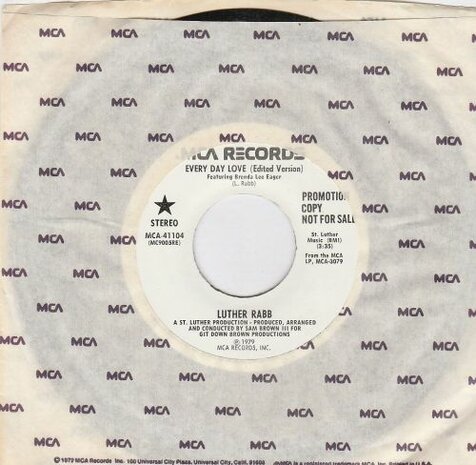 Luther Rabb - Every Day Love (Edited Version) (Vinylsingle)