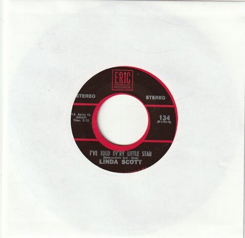 Linda Scott - I've told ev'ry little star + Count every star (Vinylsingle)