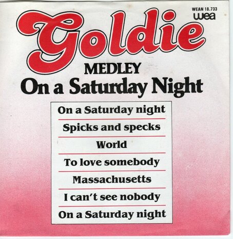 Goldie   - Medley Bee Gees + Medley Everly Brothers (Vinylsingle)