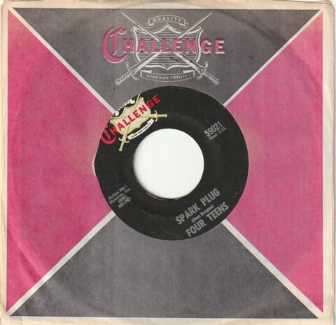 Four Teens - Spark Plug + Go Little Go Cat (Vinylsingle)