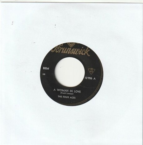 Four Aces - A woman in love + I'm yours (Vinylsingle)