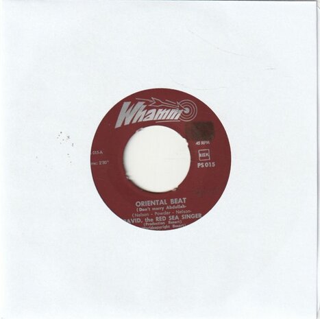 David The Red Sea Rider - The Oriental Beat Goes On + Sometimes I Feel Like A Motherless Child (Vinylsingle)