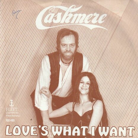 Cashmere - Love's what I want + I need love (Vinylsingle)
