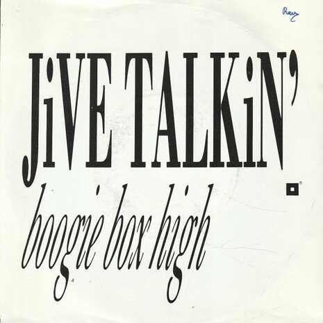 Boogie Box High - Jive talkin' + Rhythm talkin' (Vinylsingle)