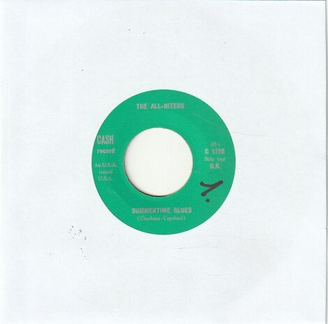 All-Niters - Summertime Blues + You Talk Too Much (Vinylsingle)