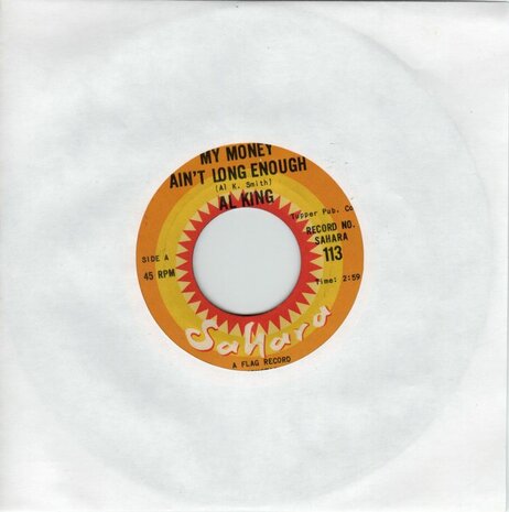 Al King - My Money Ain't Long Enough + Blue Shadows (Vinylsingle)