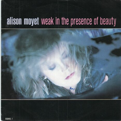 Alison Moyet - Weak in the presence of beauty + To work on (Vinylsingle)