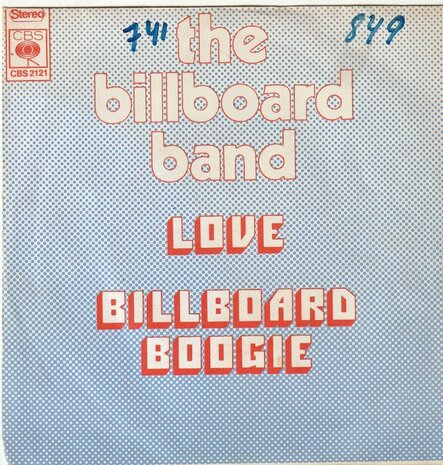 Billboard Band - Love + Billboard Boogie (Vinylsingle)
