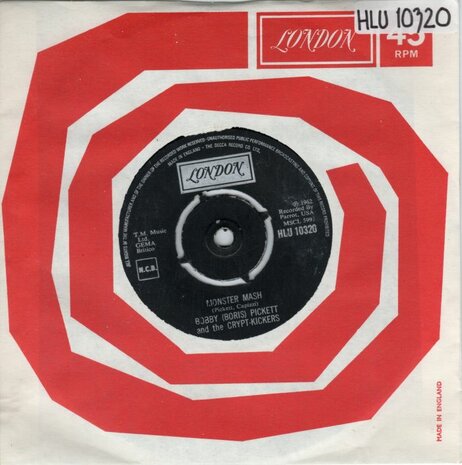 Bobby Boris Pickett - Monster mash + Monster mash party (Vinylsingle)