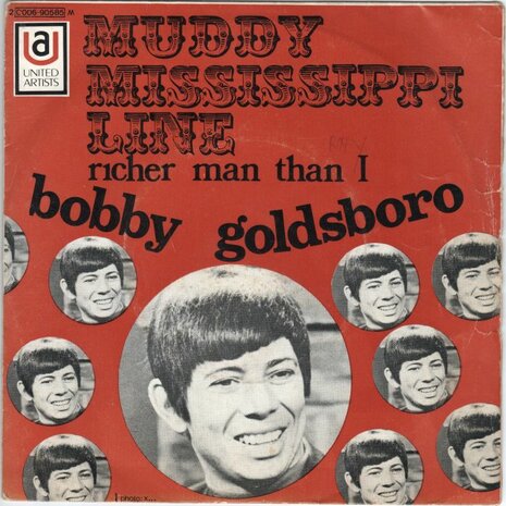 Bobby Goldsboro - Muddy Mississippi lone + Richer man (Vinylsingle)