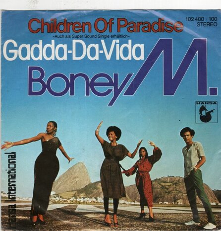Boney M. - Children of paradise + Gadda da vida (Vinylsingle)