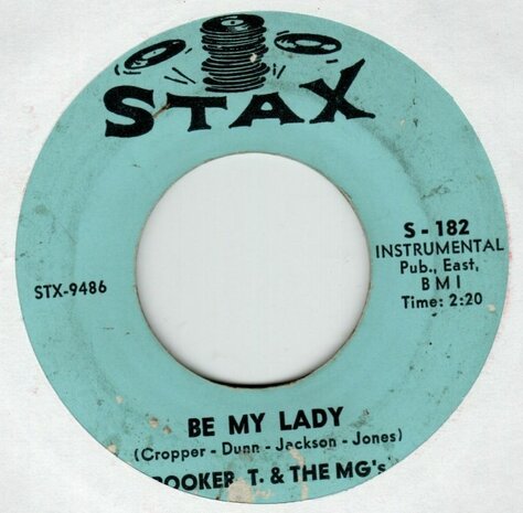 Booker T & MG's - Be My Lady + Red Beans And Rice (Vinylsingle)