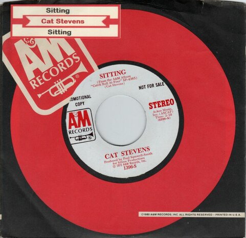 Cat Stevens - Sitting + Sitting (Vinylsingle)