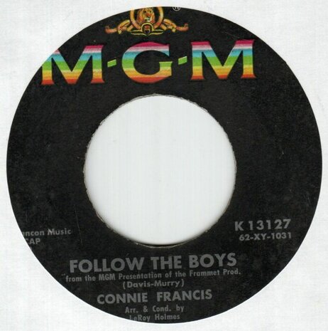 Conny Francis - Follow The Boys + Waiting For Billy (Vinylsingle)