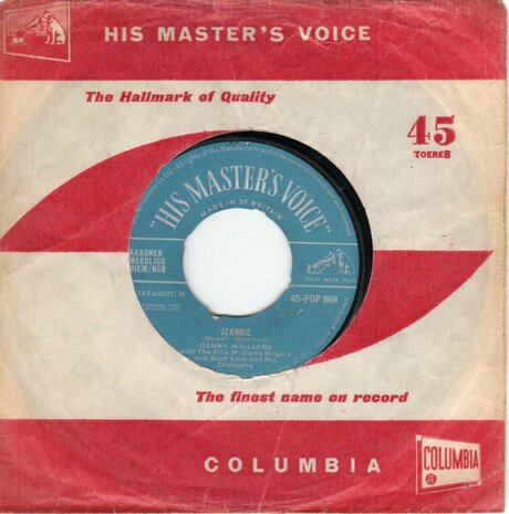 Danny Williams - Jeannie + It Might As Well Be Spring (Vinylsingle)