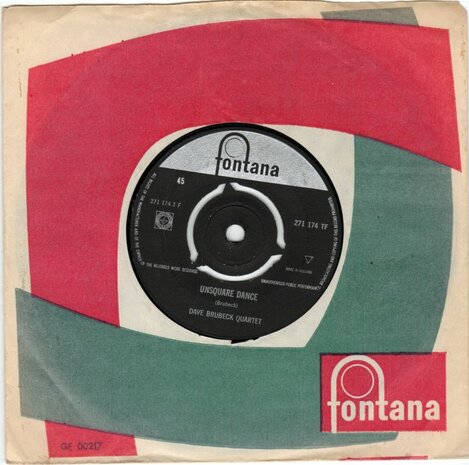 Dave Brubeck - Unsquare dance + Camtown races (Vinylsingle)