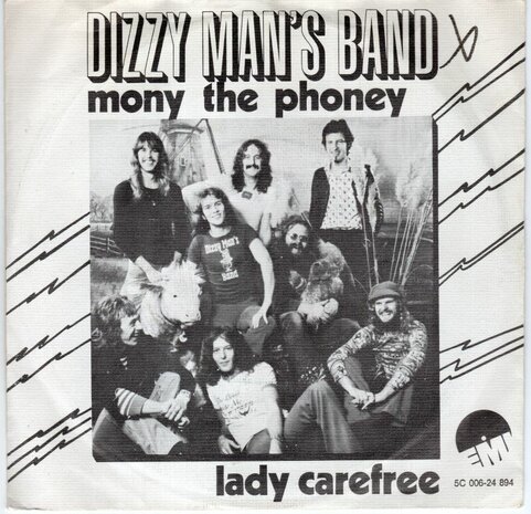 Dizzy Man's Band - Mony the phoney + Lady carefree (Vinylsingle)