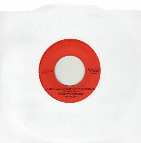 Early Bird - Daddy was an old time preacher + One day at a time (Vinylsingle)