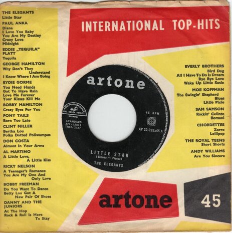 Elegants - Little star + Getting dizzy (Vinylsingle)