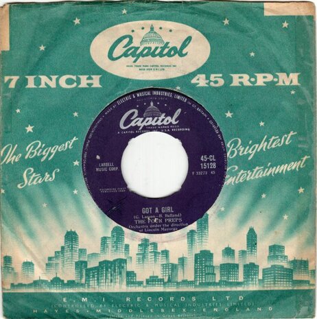 Four Preps - Got a girl + Hear it from me (Vinylsingle)