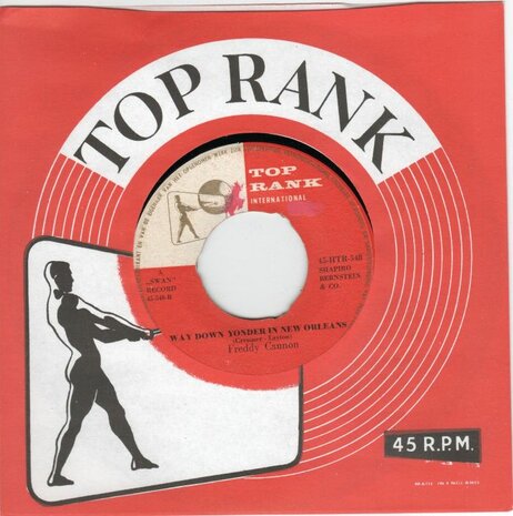 Freddy Cannon - Way down yonder in N.O. + Fractured (Vinylsingle)