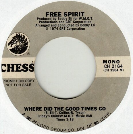 Free Spirit - Where Did The Good Times Go (Vinylsingle)
