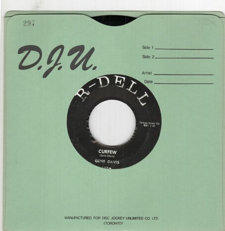 Gene Davis / Chuck & Gene - Curfew + No Rockin' And Rollin' (Vinylsingle)