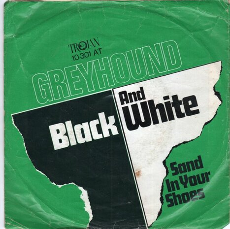 Greyhound - Black and white + Sand in your shoes (Vinylsingle)
