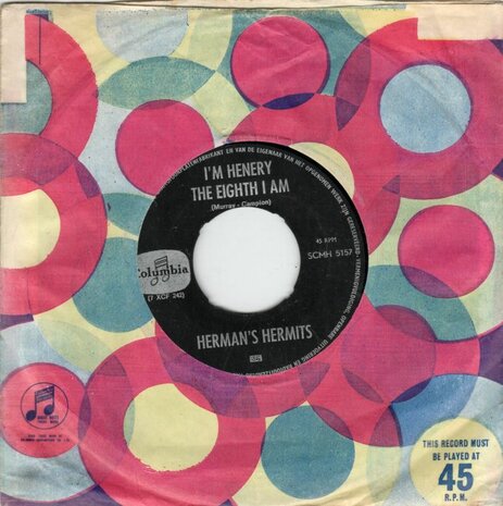 Herman's Hermits - I'm Henry the Eighth I am + The end of the world (Vinylsingle)