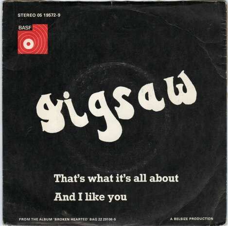 Jigsaw - That's What It's All About + And I Like You (Vinylsingle)