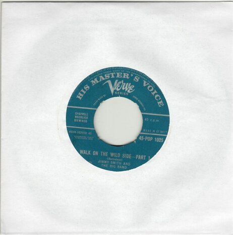 Jimmy Smith - Walk On The Wild Side + Part 2 (Vinylsingle)