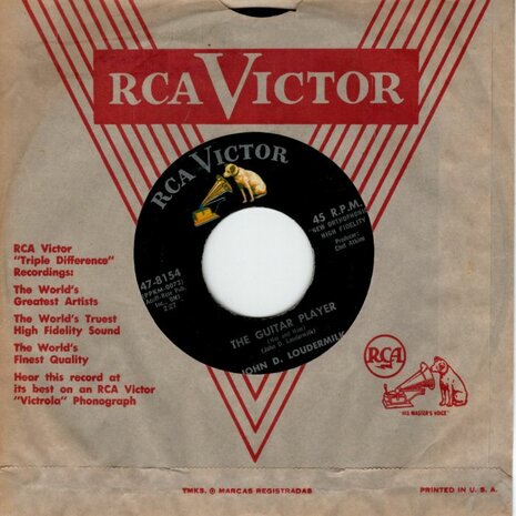 John D. Loudermilk - The Guitar Player + Bad News (Vinylsingle)