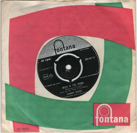 Johnny Mathis - Wild is the wind + No love (Vinylsingle)