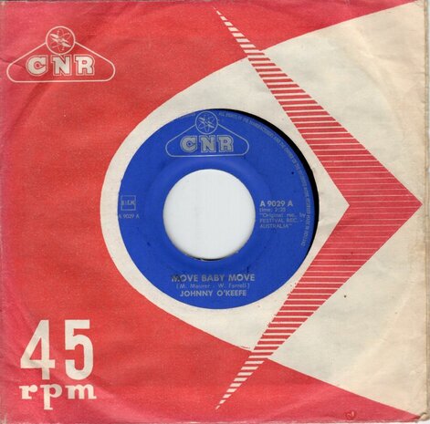 Johnny O'Keefe - Move Baby Move + You'll Never Cherish A Love So True  (Vinylsingle)
