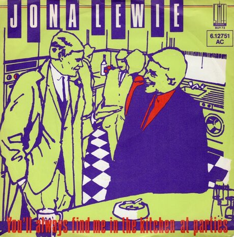Jona Lewie - You'll aways find me in the kitchen + Bureau. (Vinylsingle)